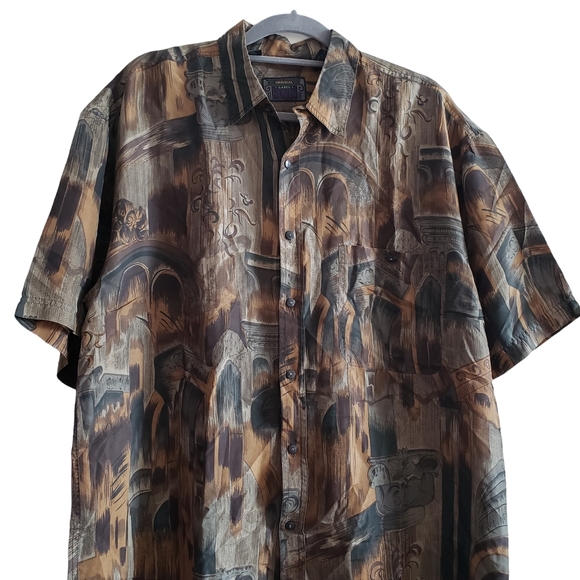 Novin Mens Silk Shirt - Picture 2 of 5